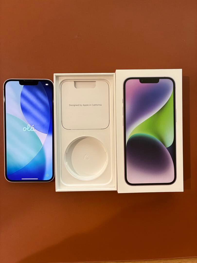 Apple iPhone 14 パープル 128GB 充電器なしバッテリー88%