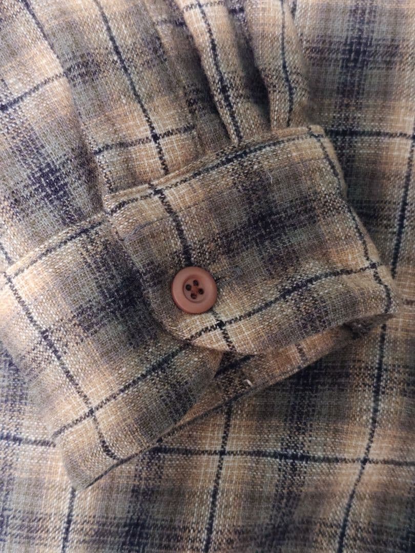 PENDLETON ペンドルトン USA製 オープンカラーネルシャツ オンブレ