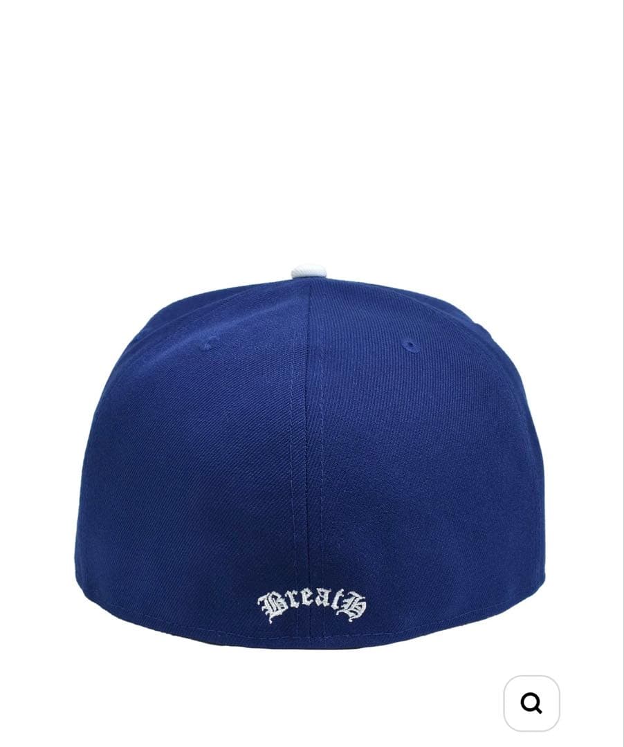 R*様 breath×newera 青キャップ　1/2 badhop