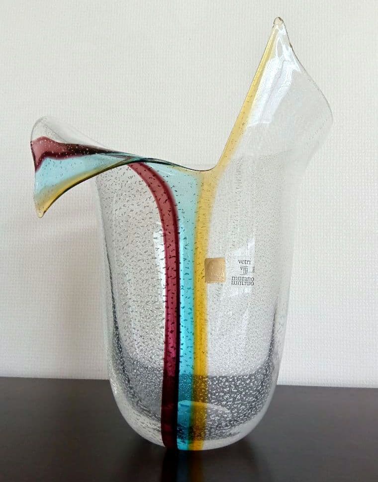 最終価格 ムラーノ ザネッティ MURANO Zanetti 花瓶/置物