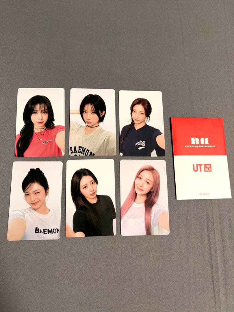 Babymonster x ユニクロ 購入特典 全6点セット ベビモン B