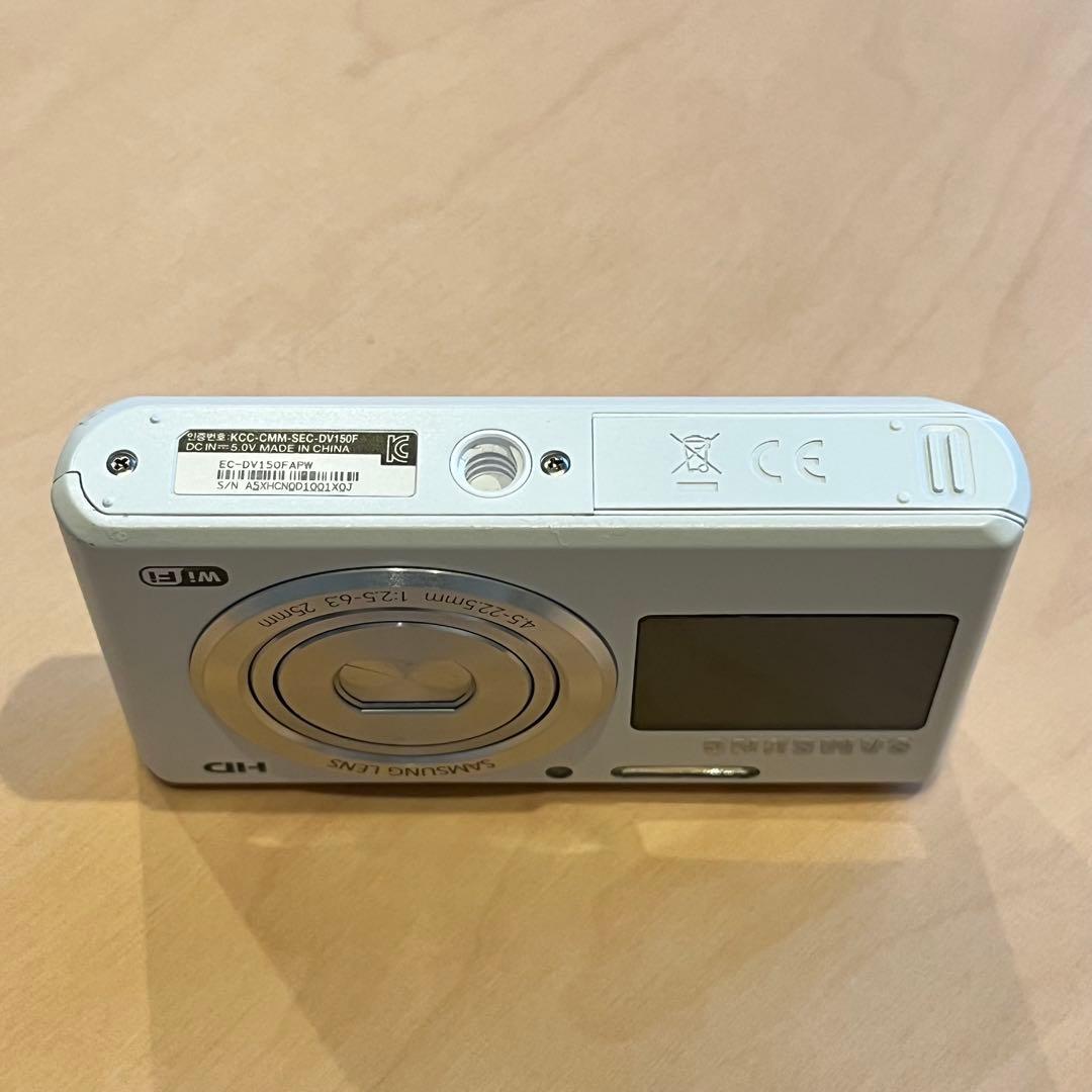 デジタルカメラ 自撮り液晶 サムスン DV150F ホワイト