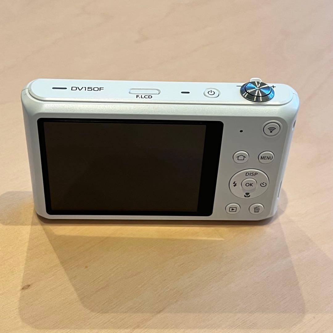 デジタルカメラ 自撮り液晶 サムスン DV150F ホワイト
