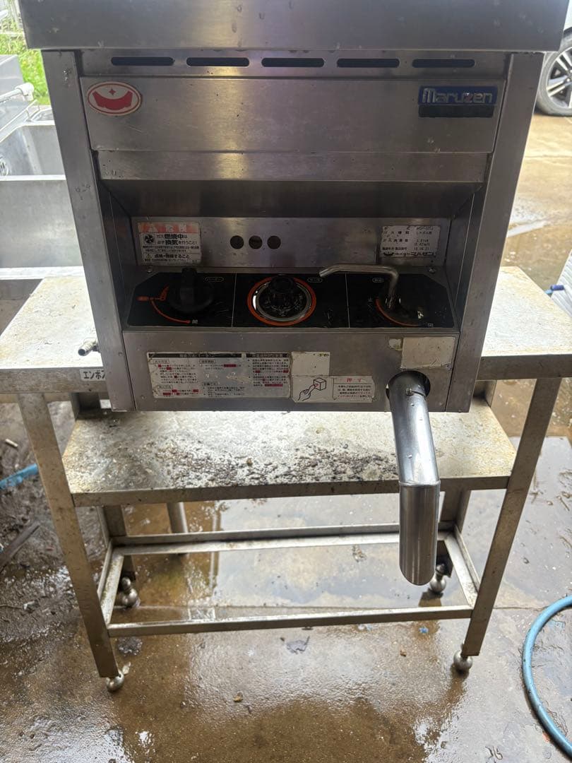 マルゼン製中古卓上フライヤー油量12L