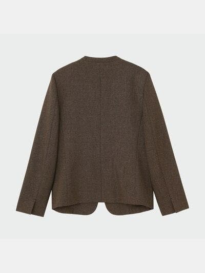 セットアップ【美品】プラステ シャークツイードカラーレスジャケット＋パンツ