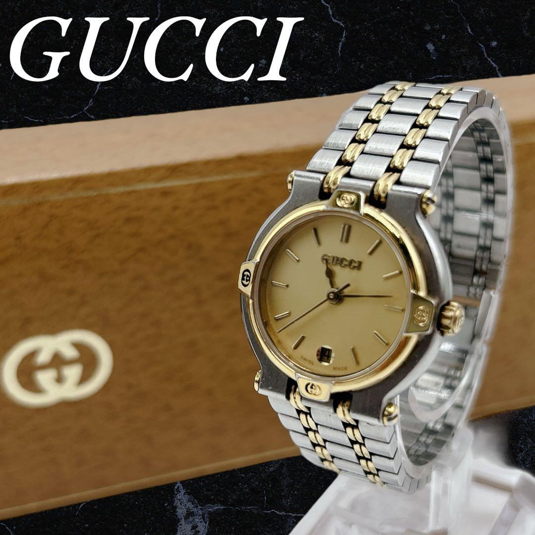 稼働 GUCCI vintage watch 9000L デイト 2281