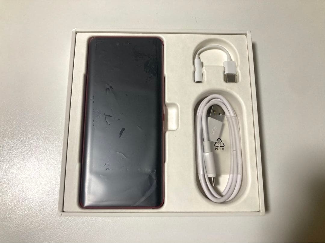 【激美品】 Rakuten Hand 5G クリムゾンレッド 128GB