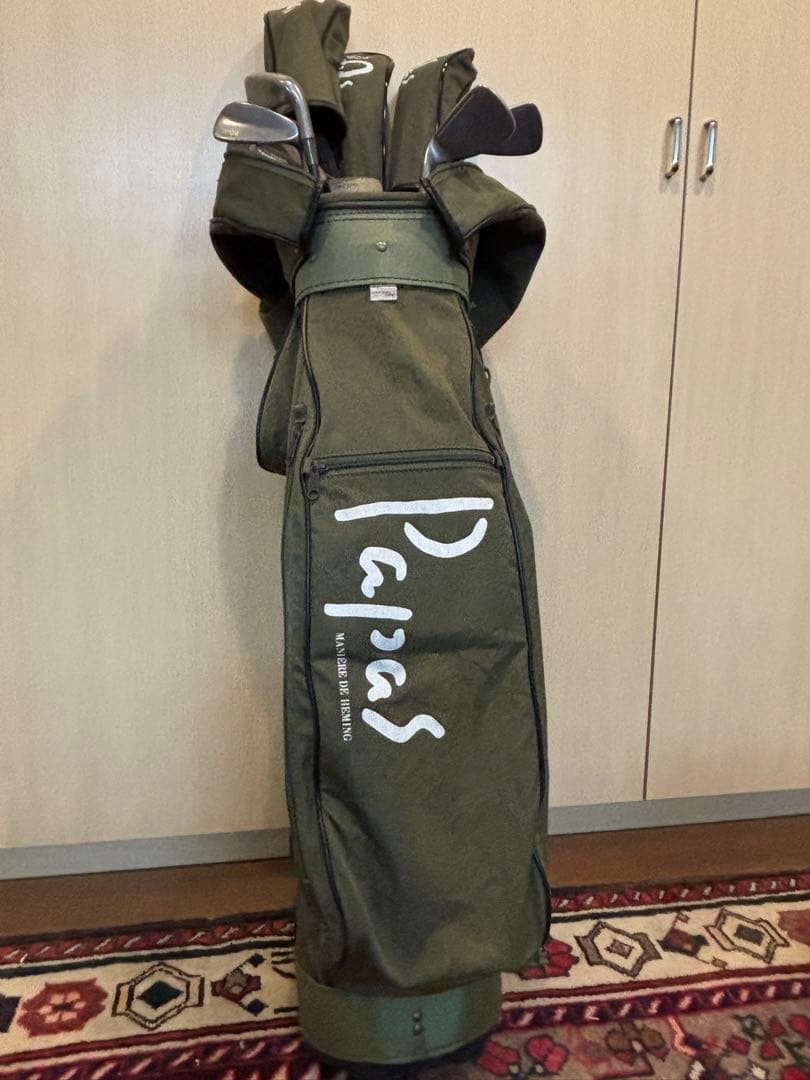 そ*め様 PapasキャディバッグとPRGRゴルフクラブセット
