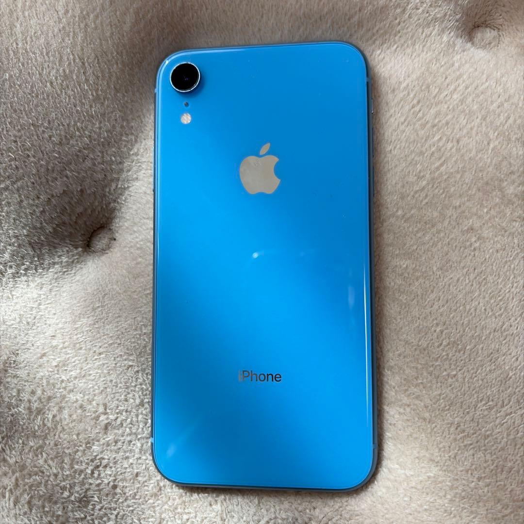 Apple iPhone XR 青 SIMロックあり 64GB 本体のみ スマホ