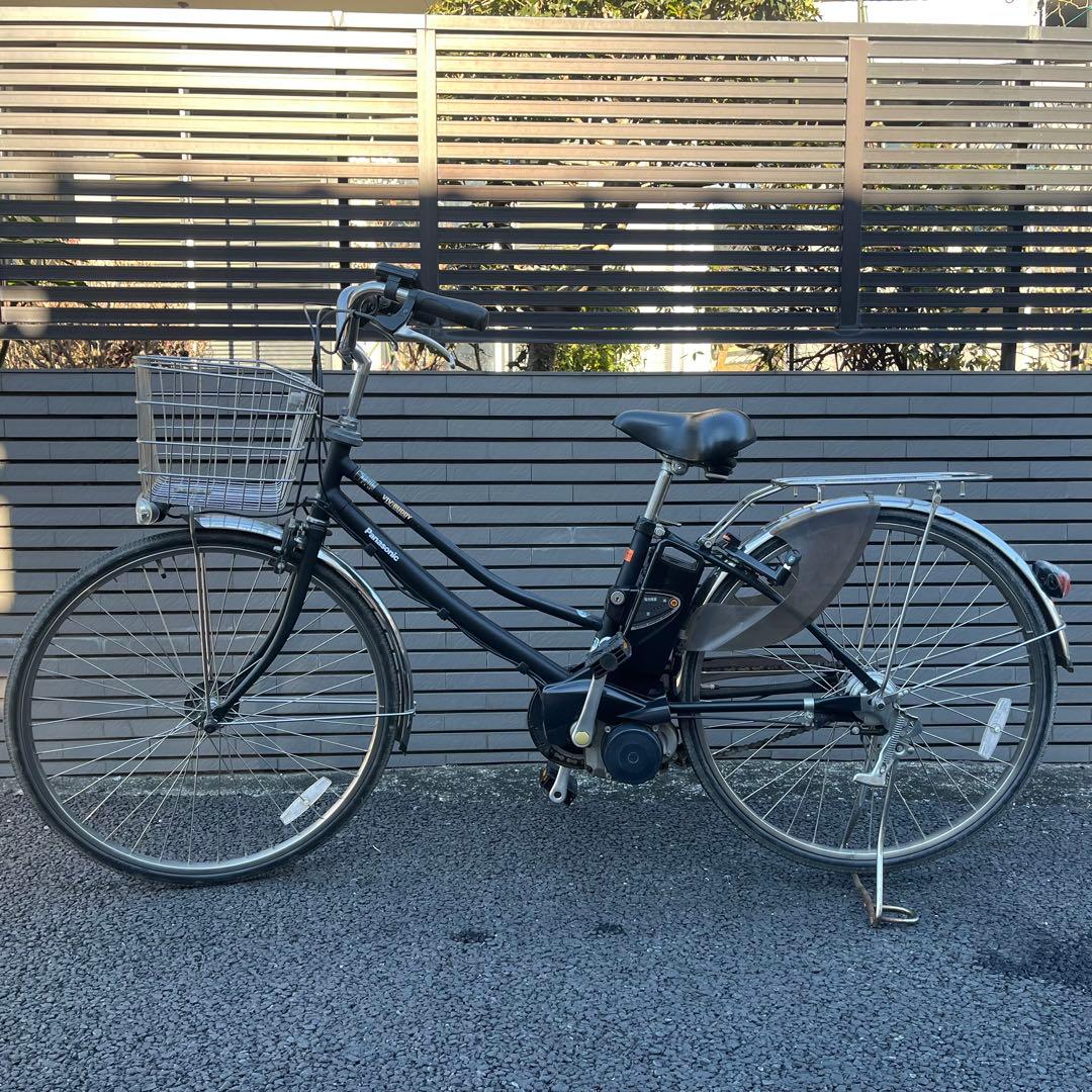 【引き取り限定】Panasonic 自転車 ビビ バディ 26インチ 前カゴ付