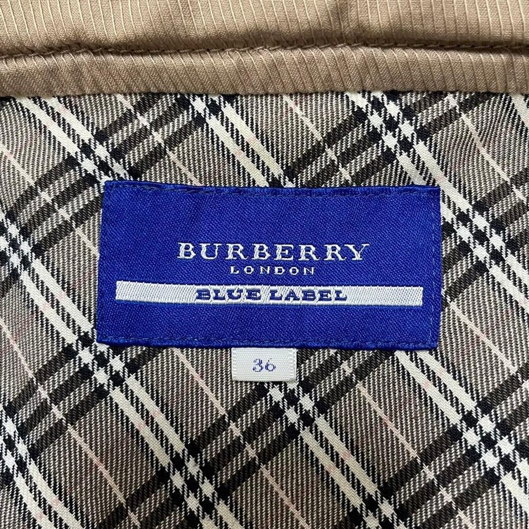 y2k✨️ BURBERRY BLUE LABEL ロゴ ミリタリー ジャケット