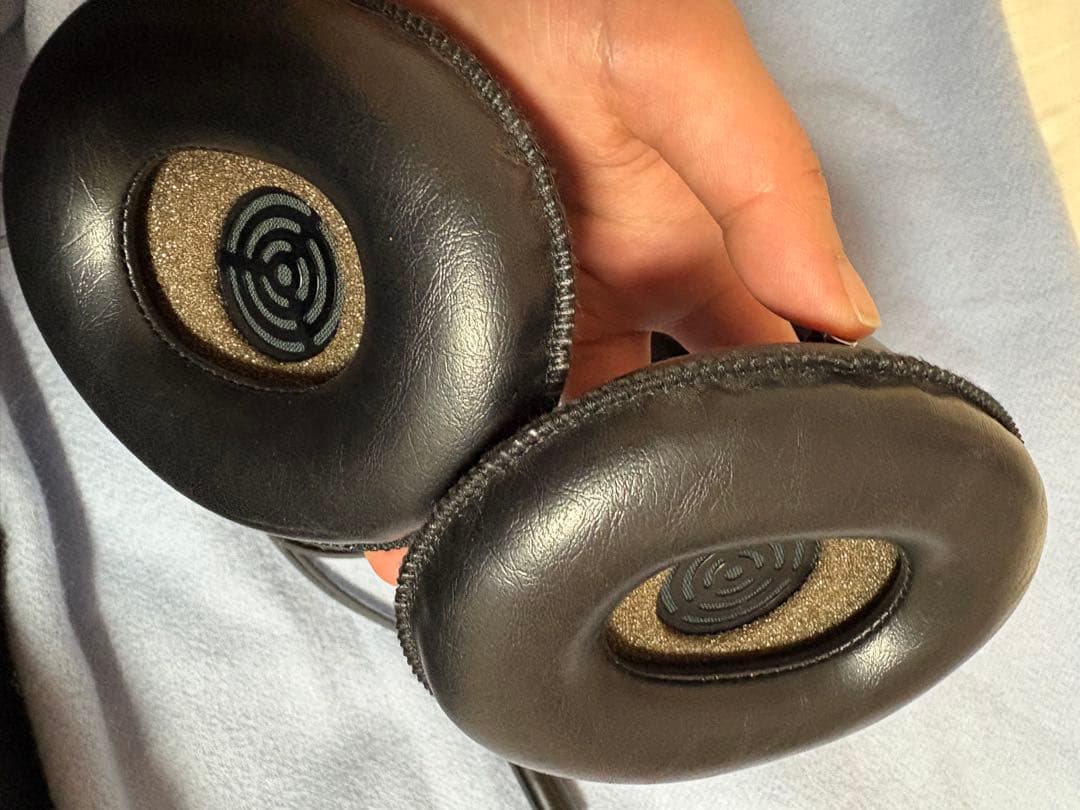 希少　 70年代？ 標準プラグ 高級レトロヘッドホン 青ハウジング