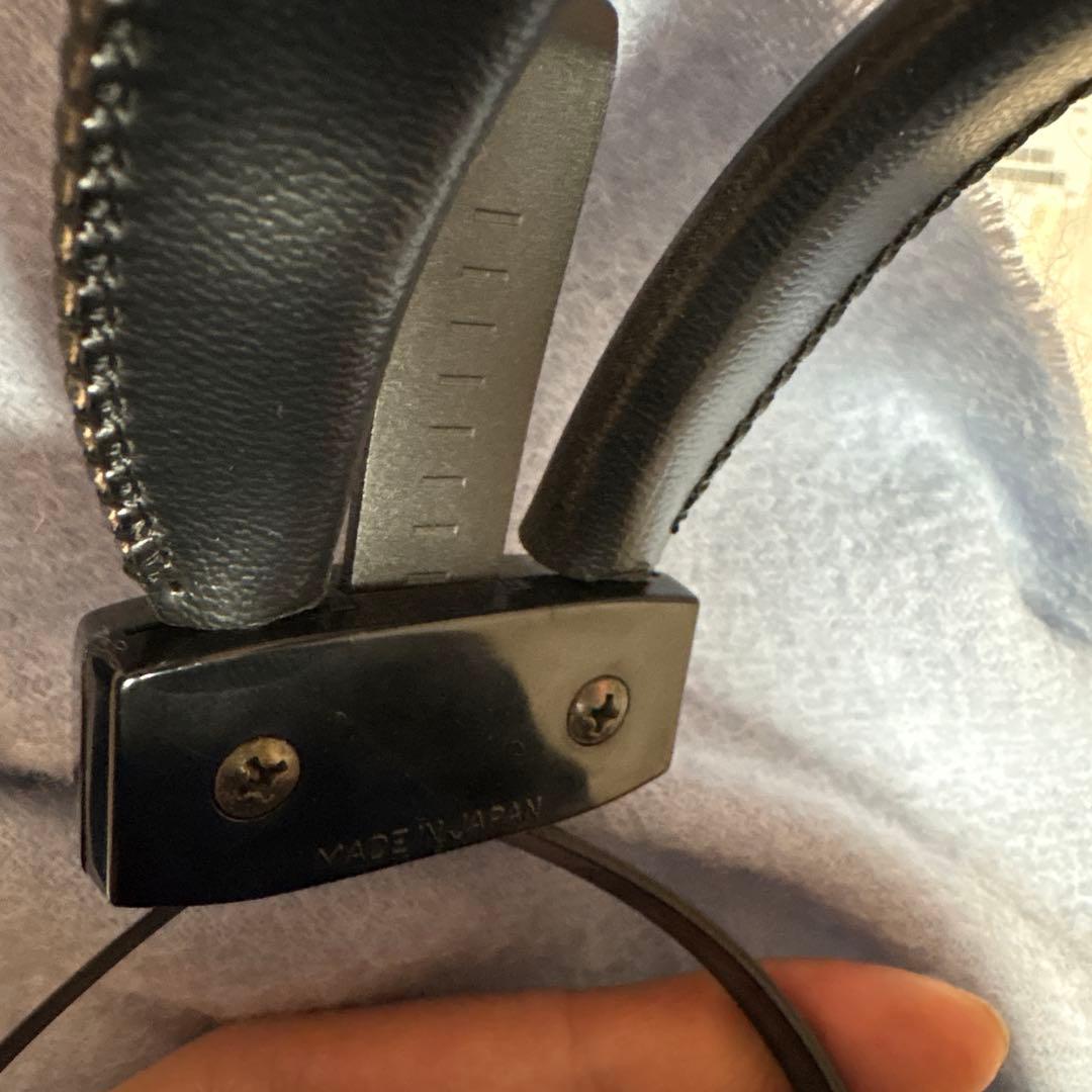 希少　 70年代？ 標準プラグ 高級レトロヘッドホン 青ハウジング