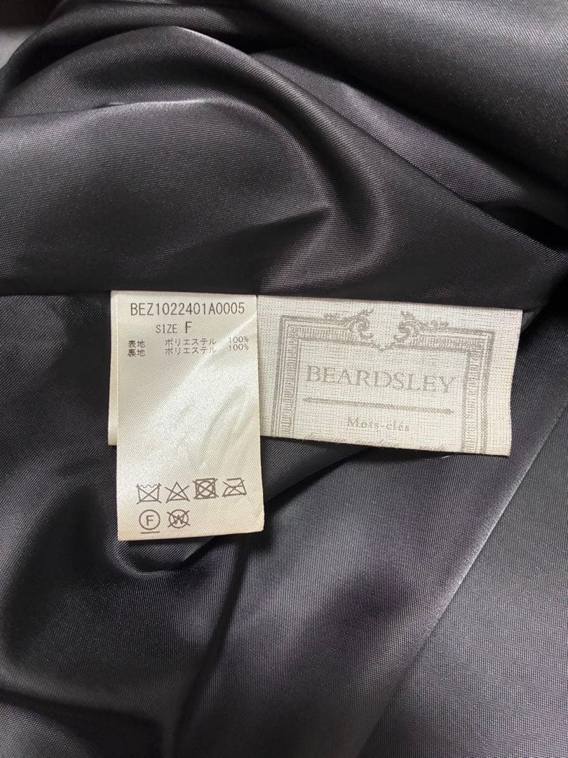 BEARDSLEY プリーツティアードスカート　Black フリーサイズ