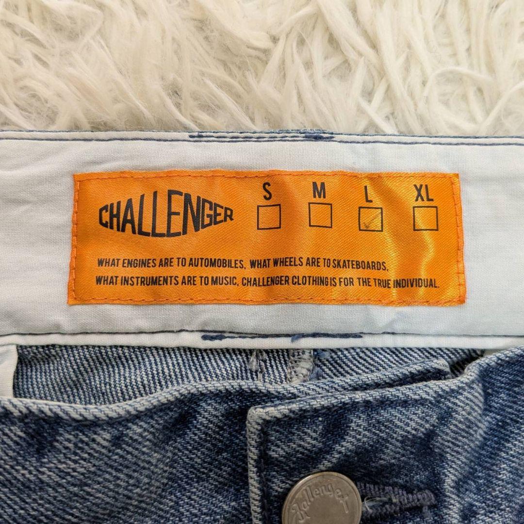 ✨美品✨ CHALLENGER デニムトラウザース パンツ ウォッシュ加工 L