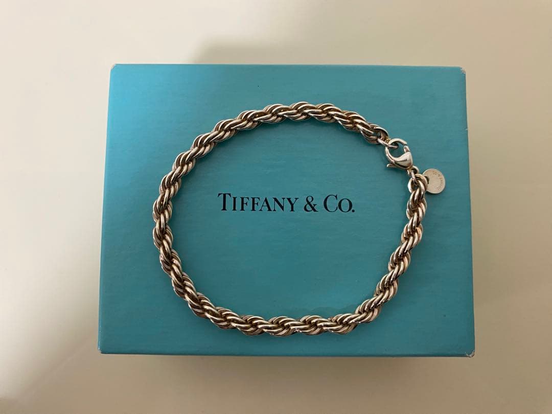 Tiffany& Co. ツイストロープチェーンブレスレット ティファニー