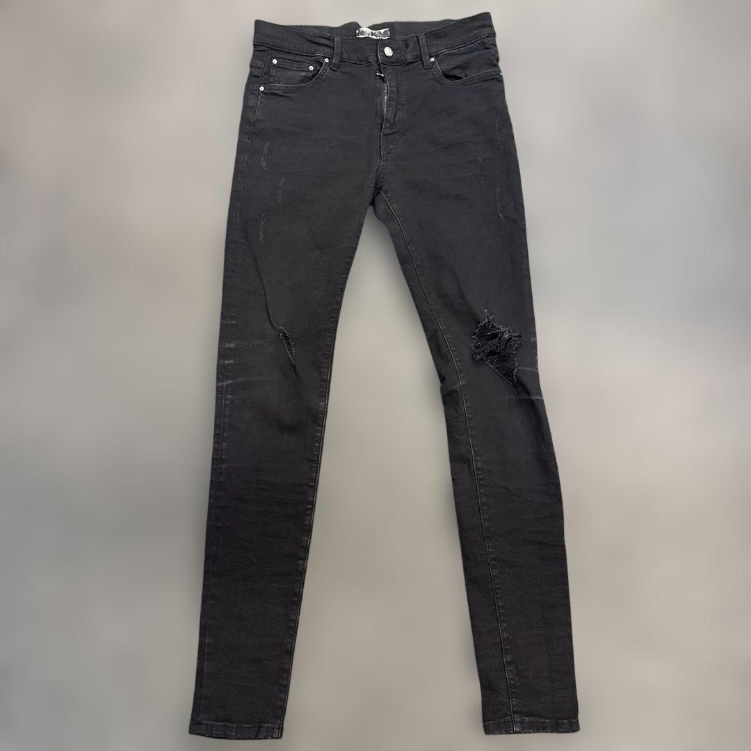 AMIRI アミリ Clashed Skinny ジーンズ 黒 34