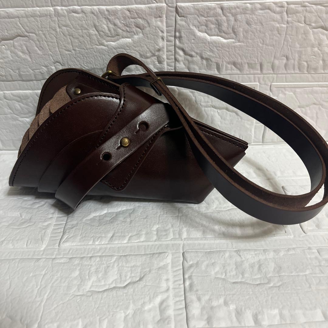 sacra シザーケース SA-21 ダークブラウン （お値下げ不可）