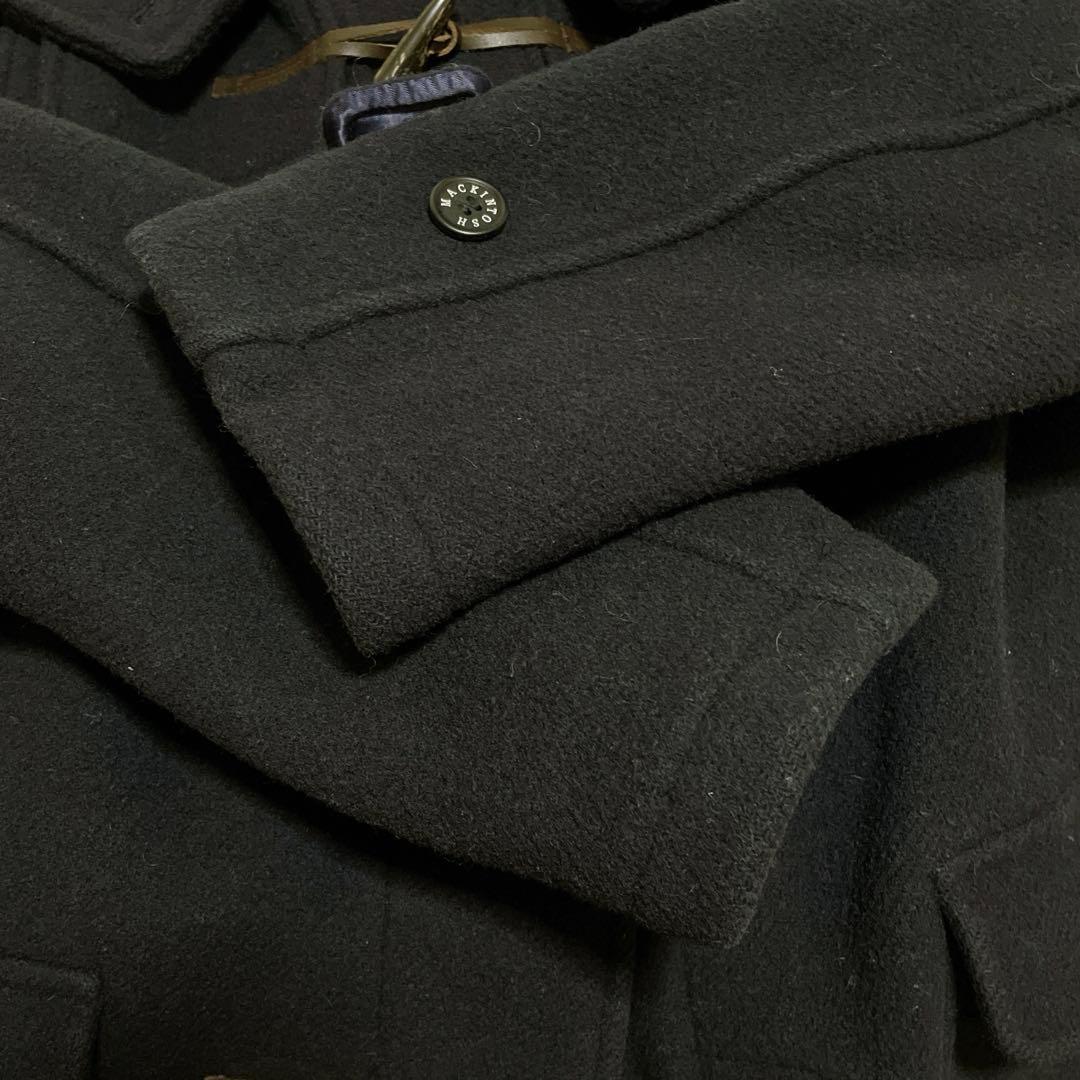 マッキントッシュ ◆ダッフルコート/ウール100%/ネイビー/厚手/1693