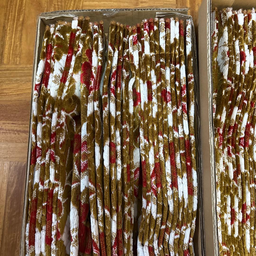 仮眠カーテン、シフトカバー　大花束オレンジ