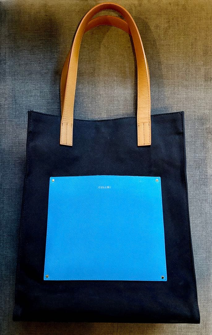 cullni クルニ トートバッグ ブラック ブルー ブラウン 黒 青