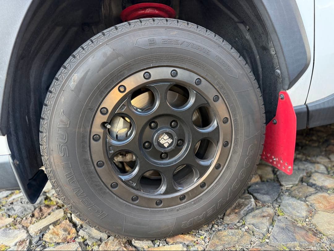 RAV4/ハリアー MLJホイール16インチ GOOD YEARスタッドレス4本