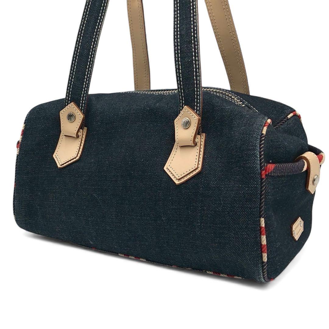 希少◎デニム◎Burberry BLUE LABEL デニム ミニボストンバック