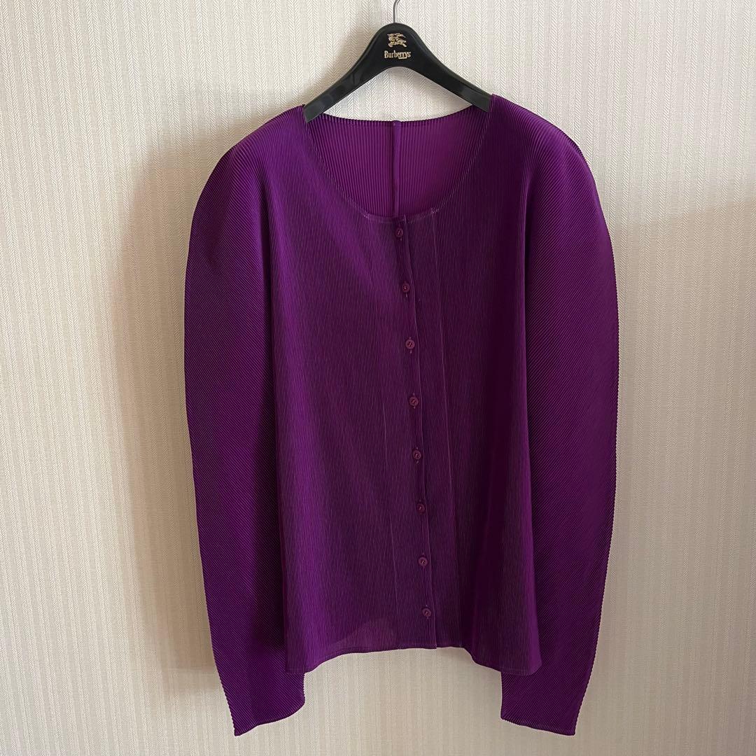 PLEATSPLEASE イッセイミヤケ ミストアンサンブル　パープル