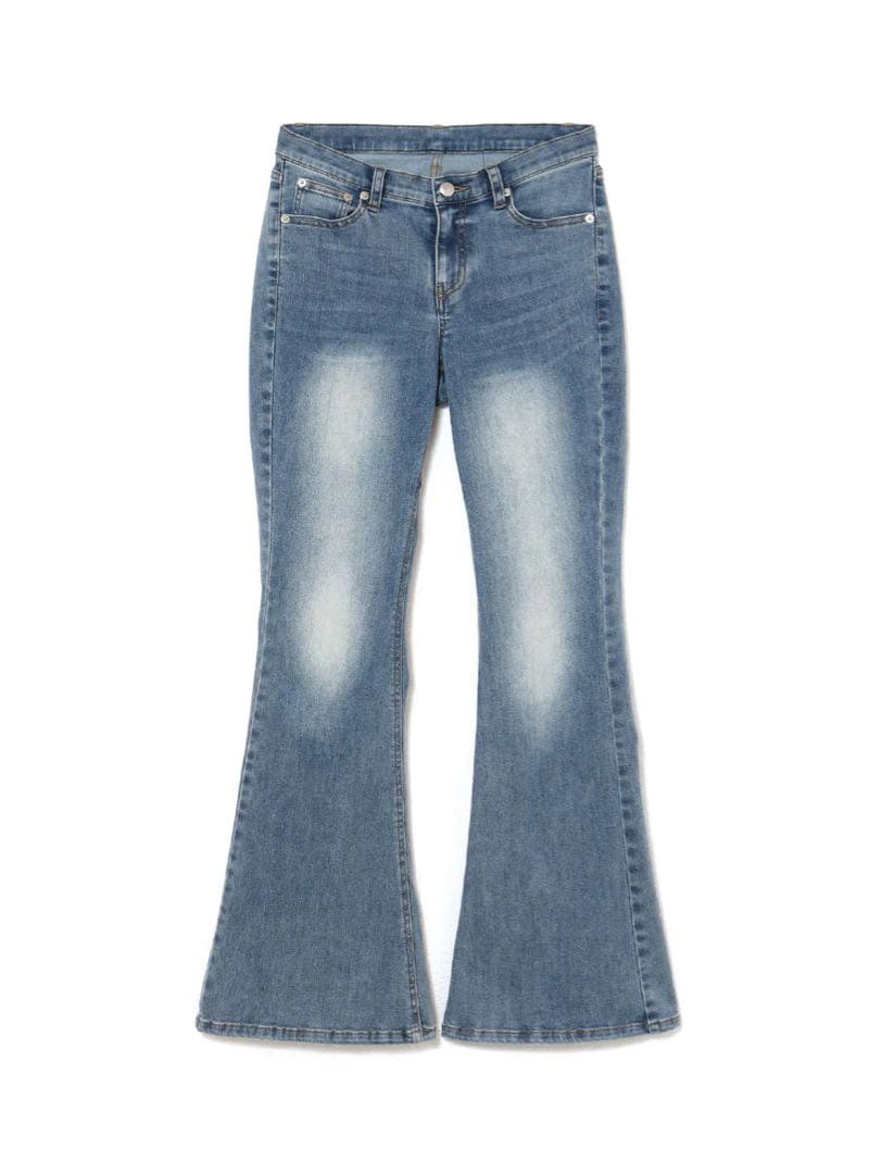 アンドマリー　andmary Heart hip flare denim