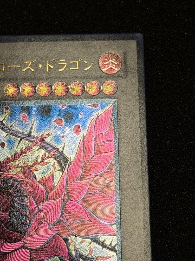 【超極美品〜完美品級】ブラックローズドラゴン レリーフ 深掘り，5つ目