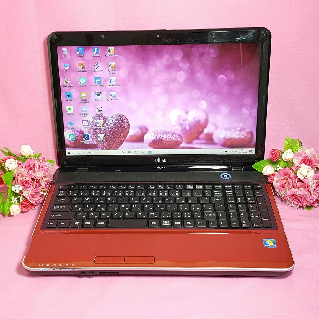 ❇赤色❇最新Win10❇大容量HDD❇メモリ4G❇WEBカメラ❇テレワーク可能