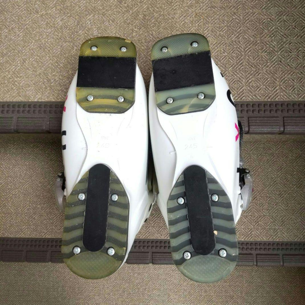 ロキシー ROXY レディースブーツ　ホワイト✕ピンク　24cm