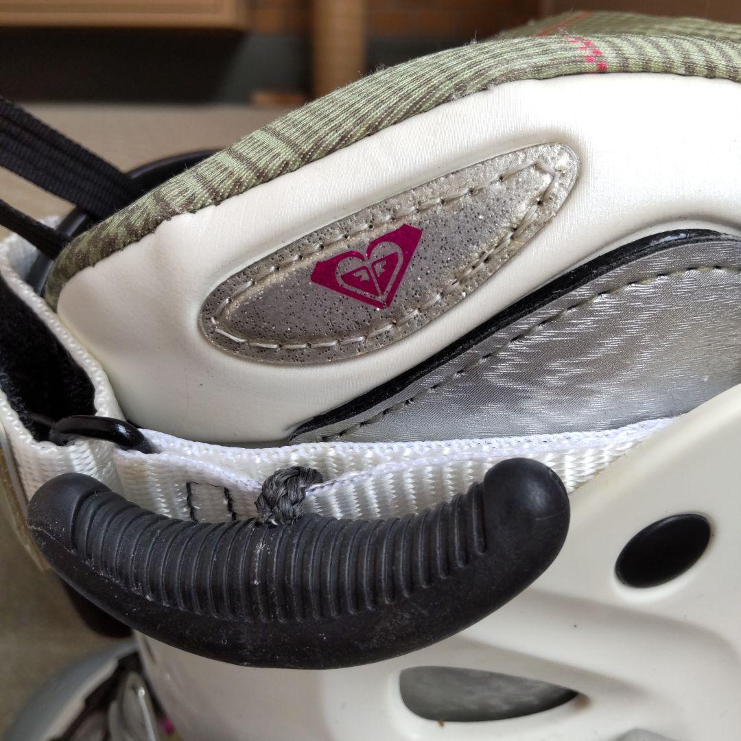 ロキシー ROXY レディースブーツ　ホワイト✕ピンク　24cm