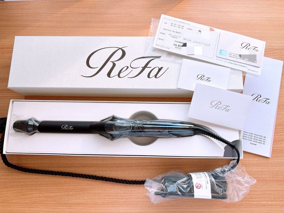 新品　ReFa CURL IRON PRO19リファカールアイロンプロ ブラック