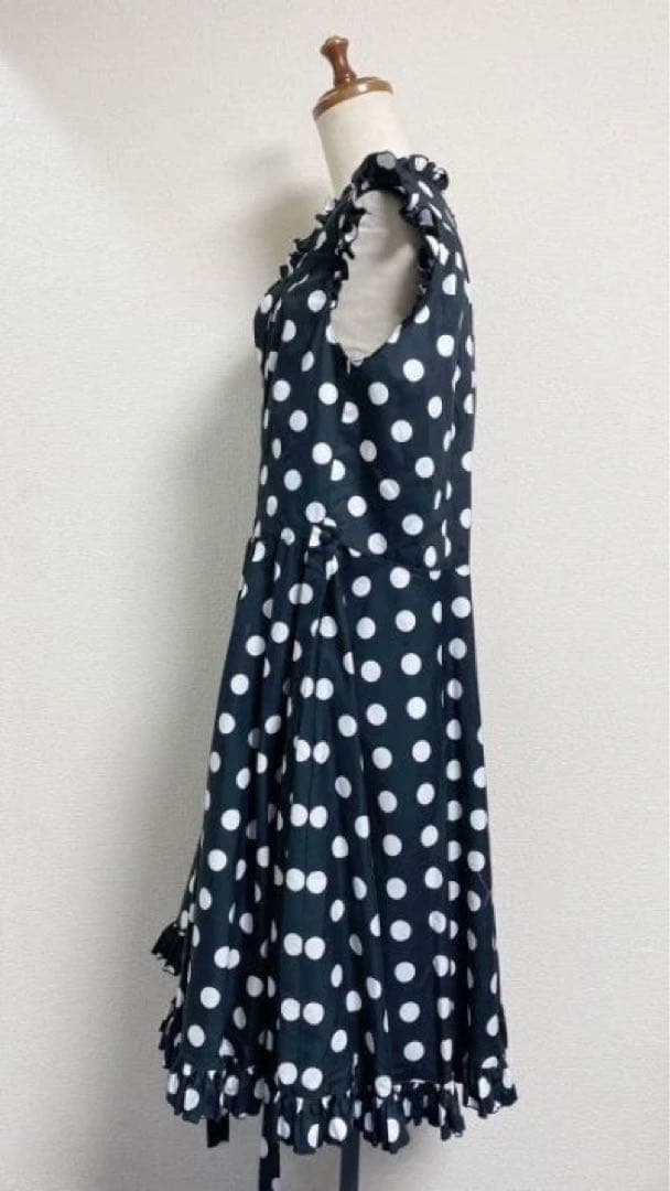 Physical Drop 水玉サーキュラーOP 黒