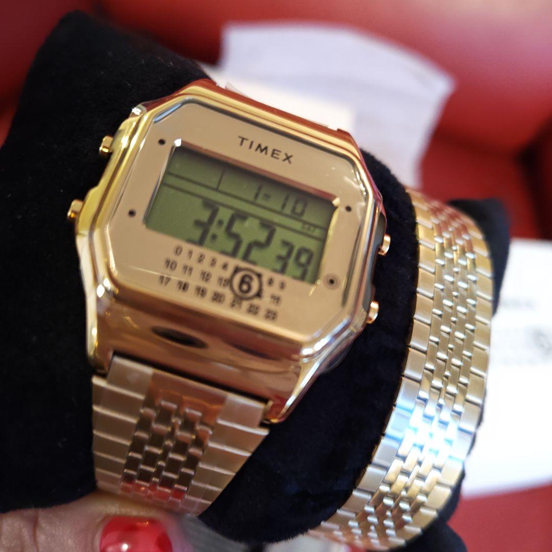 MM6TIMEX ゴールド デジタル腕時計