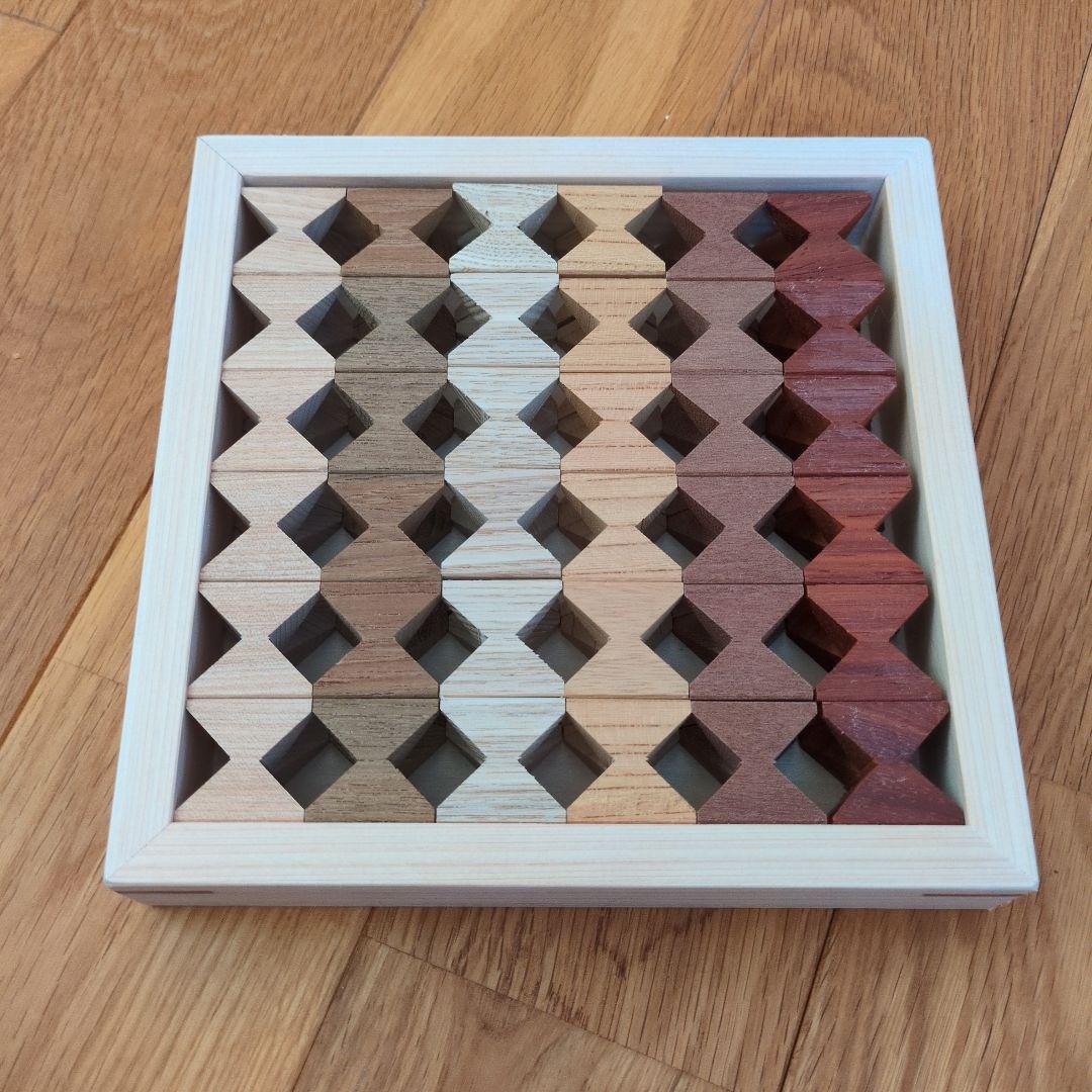 積み木　25mm角　36ピース　無垢材