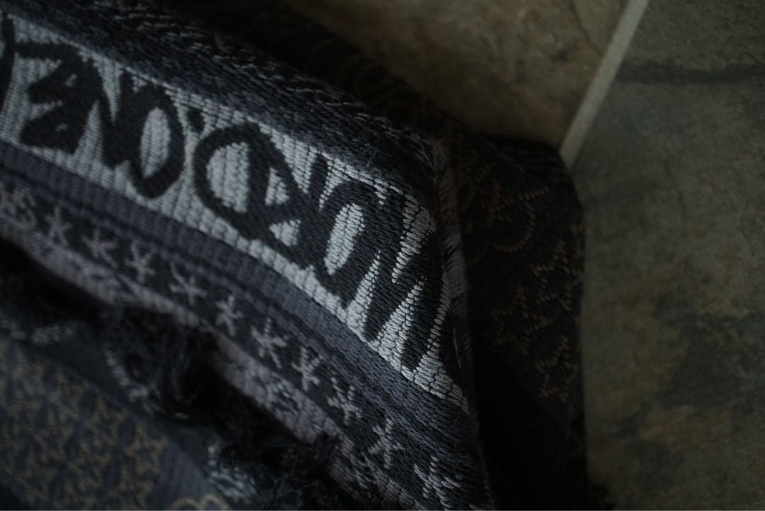 23ss sacai × haze レザー切り替え ジャガード トートバッグ