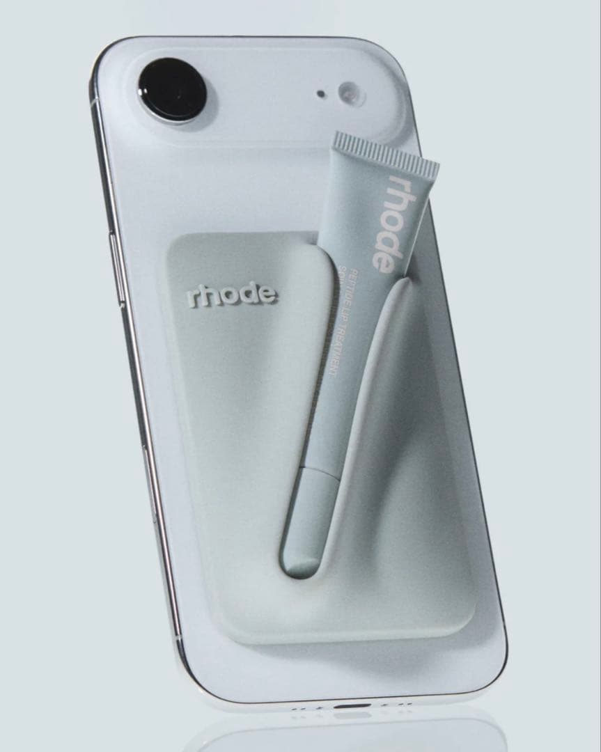 正規品 rhode MagSafe対応リップホルダー スマホケース グレー