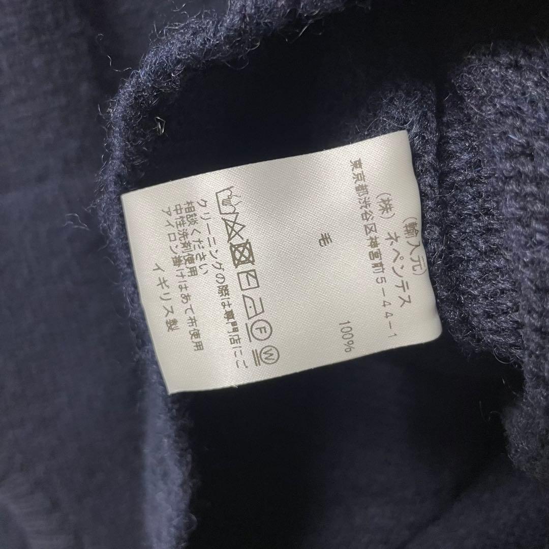 美品！ NEPENTHES ネペンテス タートルネックニット イギリス製