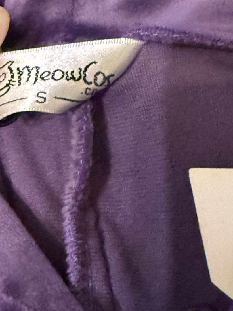 新品紫色フード付きボディスーツ キャラクター衣装 ゲンガー ポケモン