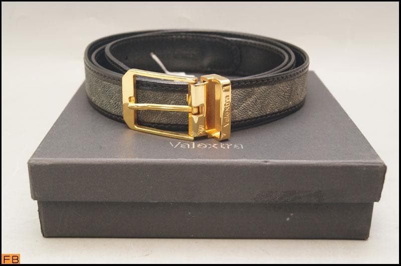 未使用 ヴァレクストラ 象革 レザー ベルト Valextra