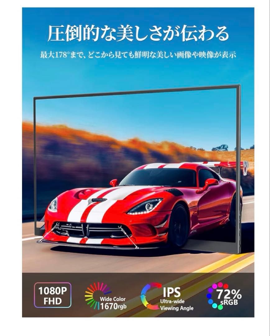 cocopar モバイルモニター ZS-156 15.6インチ