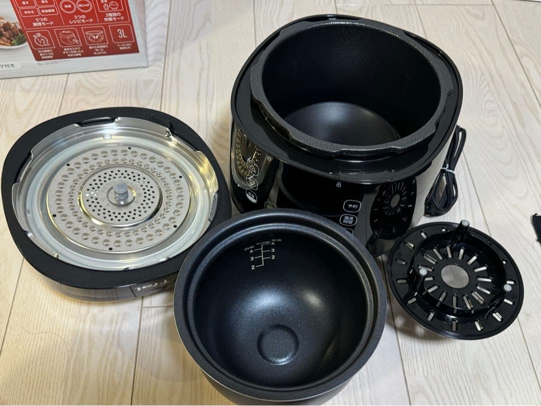 T-fal 電気圧力鍋 黒
