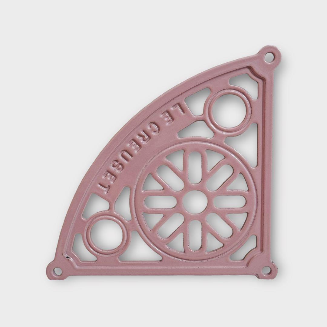 7458.ルクルーゼ ポットスタンド シフォンピンク 5段