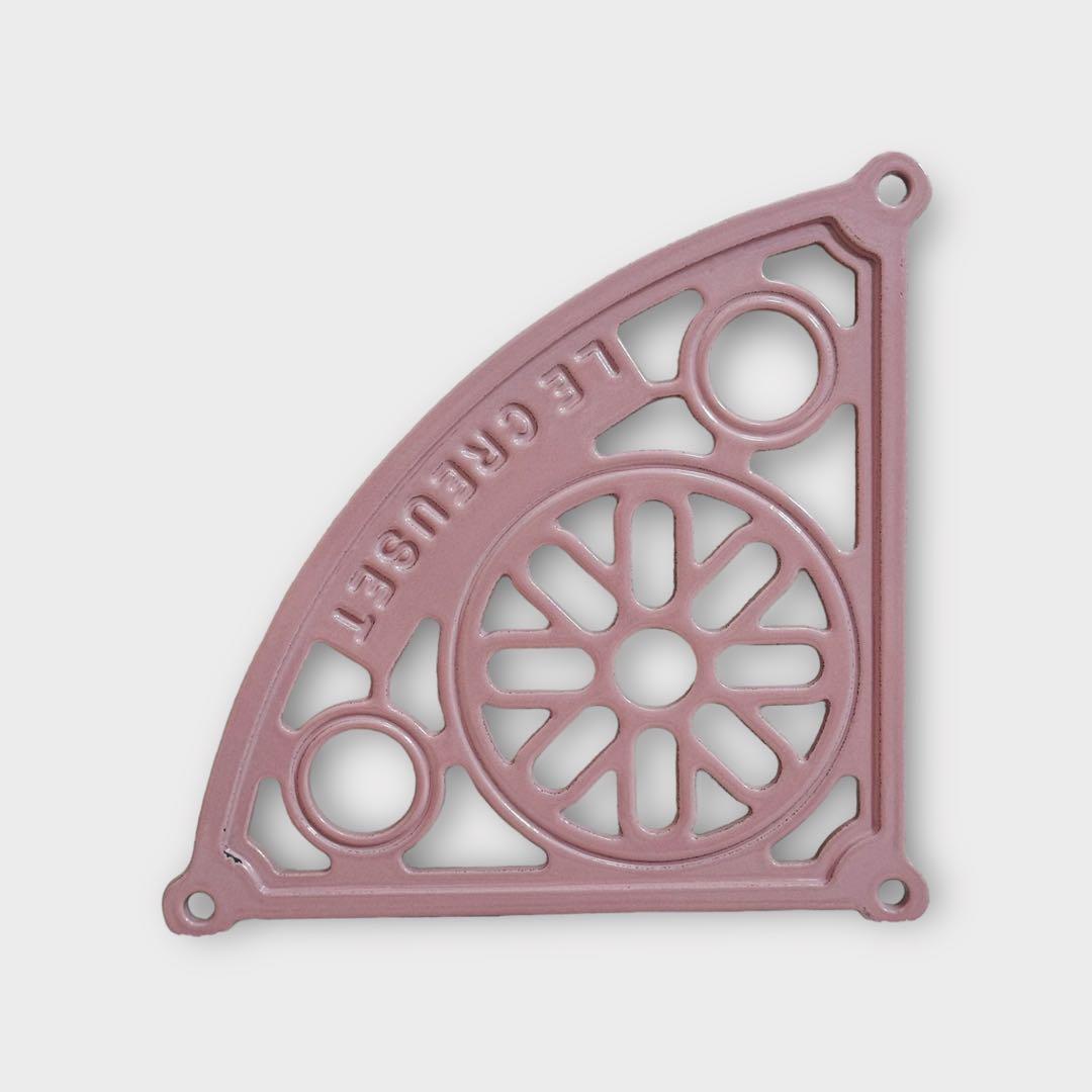 7458.ルクルーゼ ポットスタンド シフォンピンク 5段