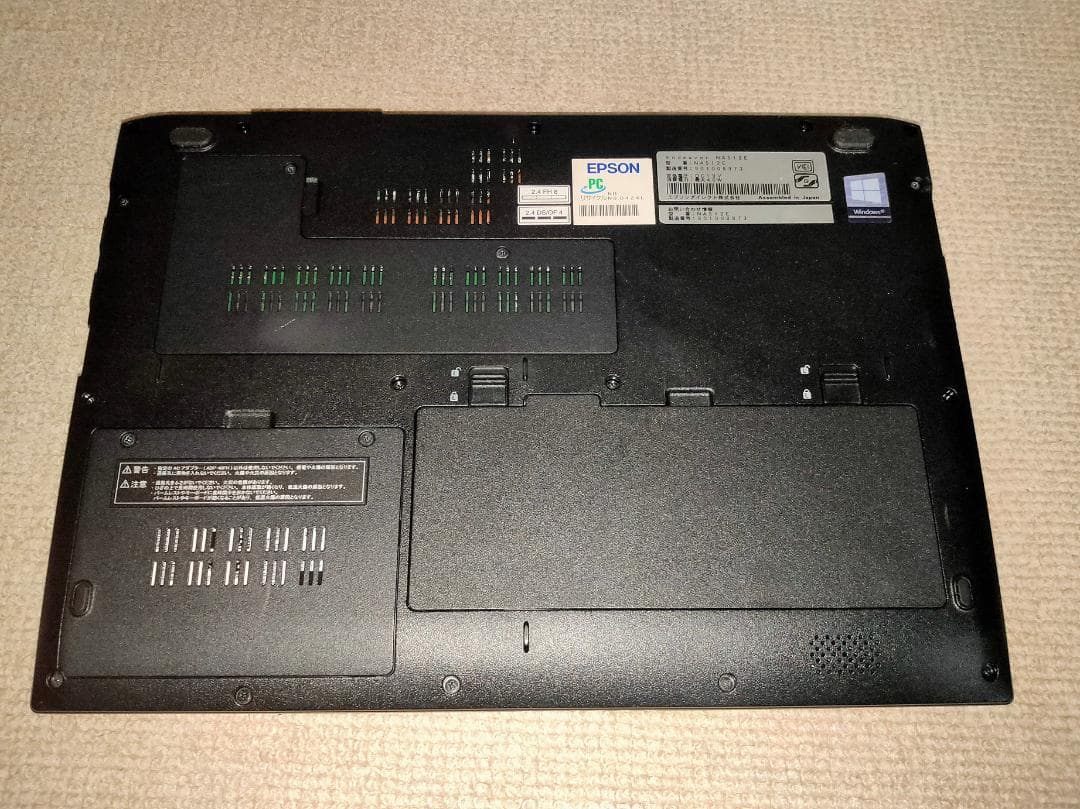 EPSON Endeavor NA512E SSDHDD搭載 バッテリーなし 2