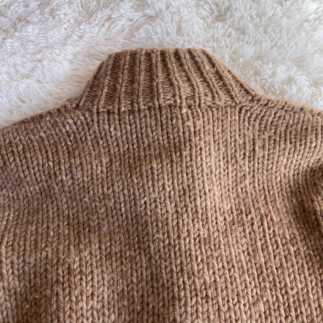 定価10万　希少　ラルフローレン　ハンドニットロングカーディガン　ダッフル　M