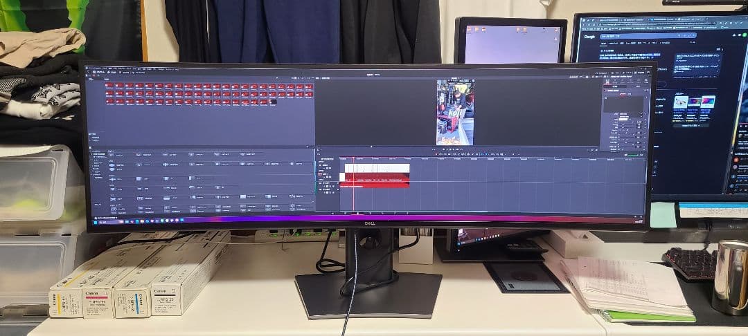 Dell U4919DW 49インチ 曲面 大型モニター ディスプレイ
