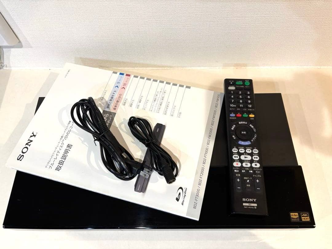 【ジャンク品】SONY BDZ-FT1000 ブルーレイレコーダー